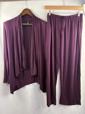 Women’s Midnight Small Plum Purple Sweater & Lounge Pants